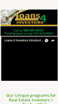 Mobile Screenshot of loans4investors.com